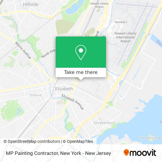 MP Painting Contractor map