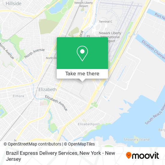 Mapa de Brazil Express Delivery Services
