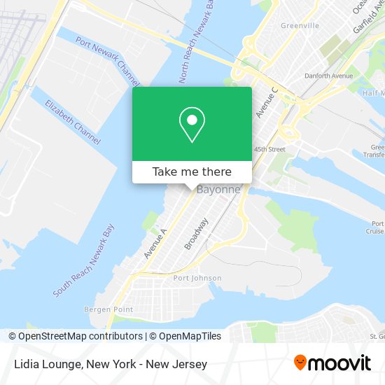 Lidia Lounge map