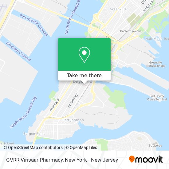 Mapa de GVRR Virisaar Pharmacy