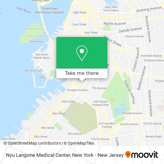 Mapa de Nyu Langone Medical Center