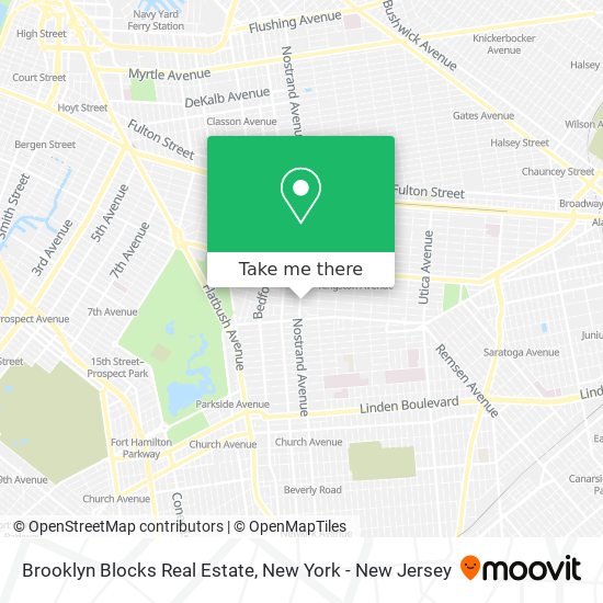 Brooklyn Blocks Real Estate map