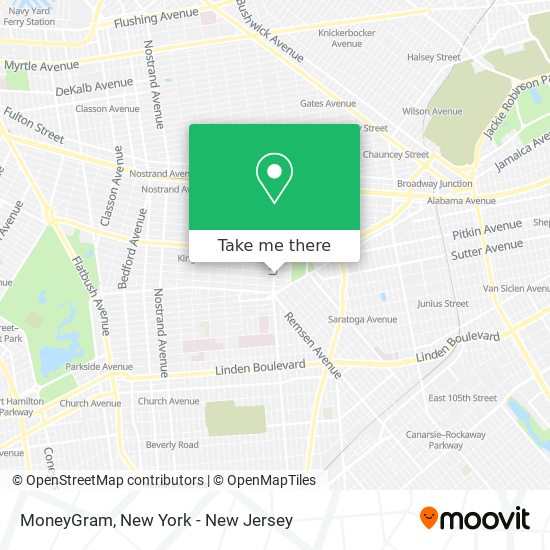 MoneyGram map