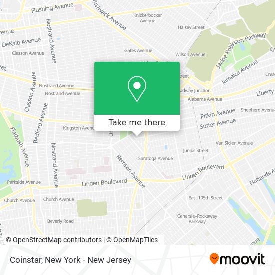 Coinstar map