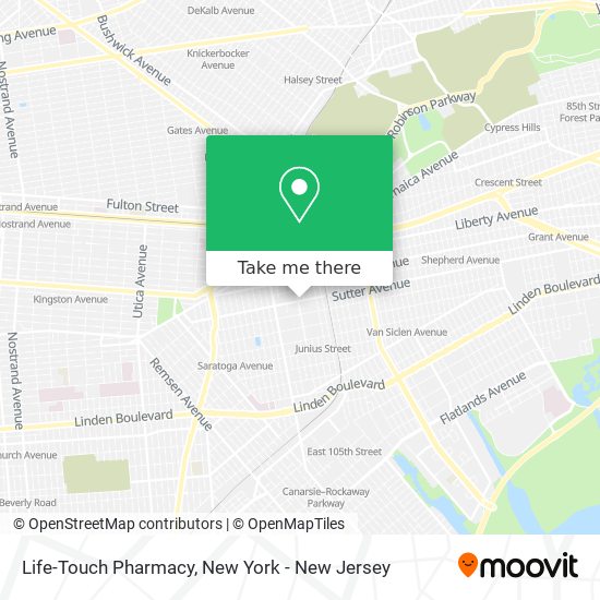 Life-Touch Pharmacy map