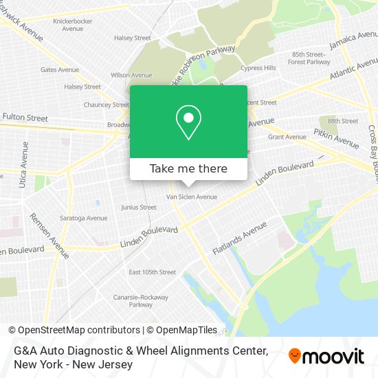G&A Auto Diagnostic & Wheel Alignments Center map