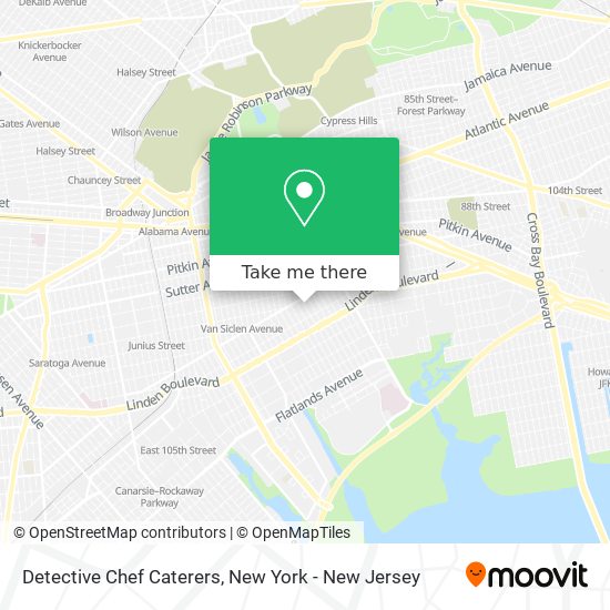 Detective Chef Caterers map