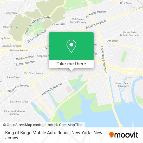 Mapa de King of Kings Mobile Auto Repair