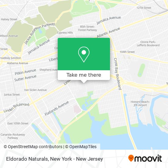 Mapa de Eldorado Naturals