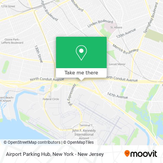 Airport Parking Hub map