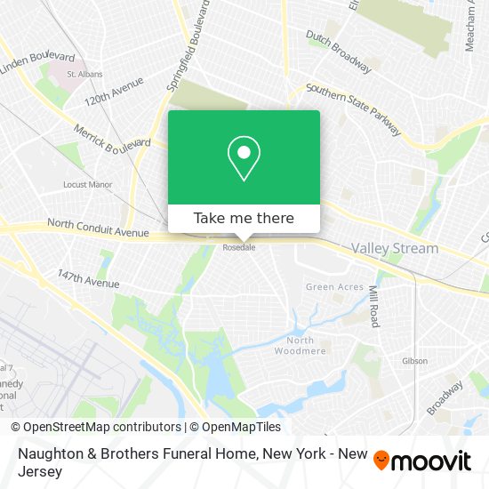 Naughton & Brothers Funeral Home map