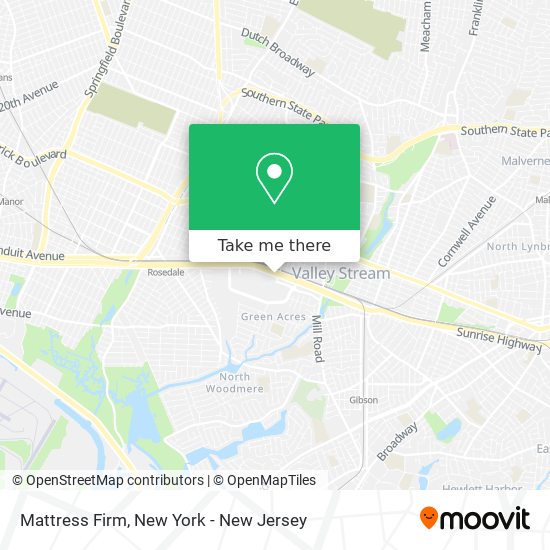 Mattress Firm map