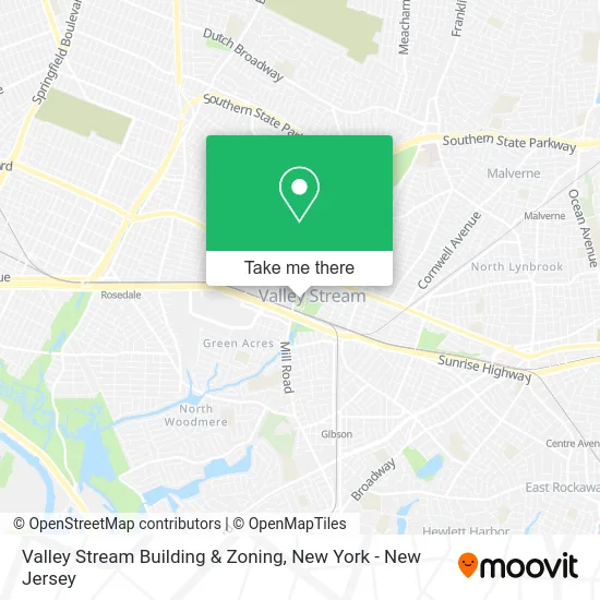 Valley Stream Building & Zoning map