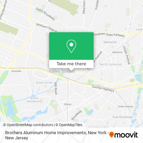 Brothers Aluminum Home Improvements map