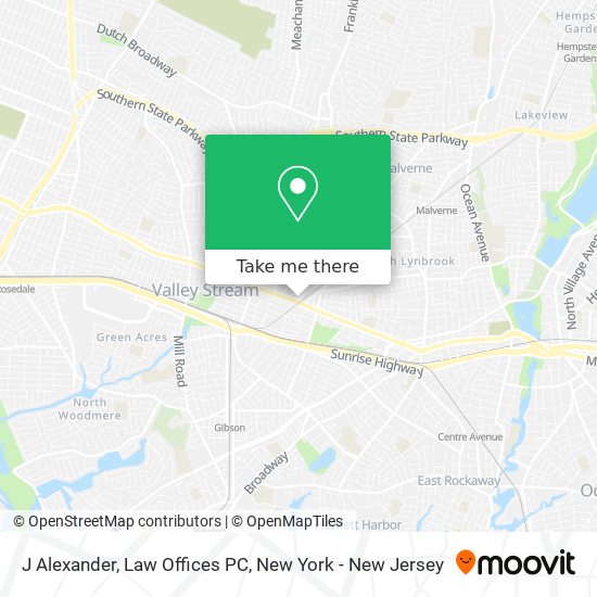 Mapa de J Alexander, Law Offices PC