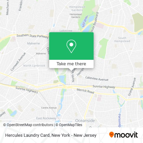 Hercules Laundry Card map