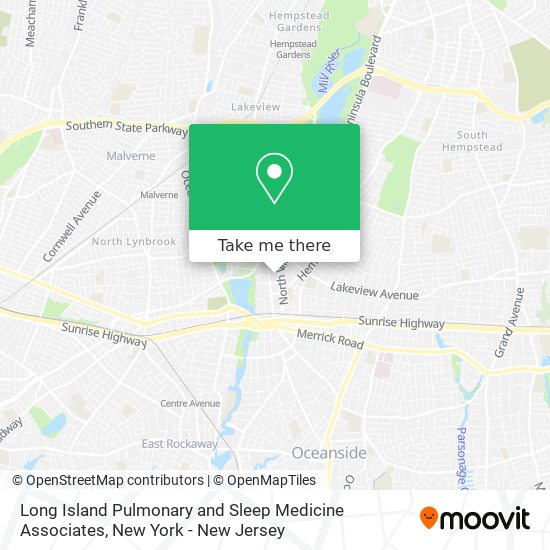 Long Island Pulmonary and Sleep Medicine Associates map