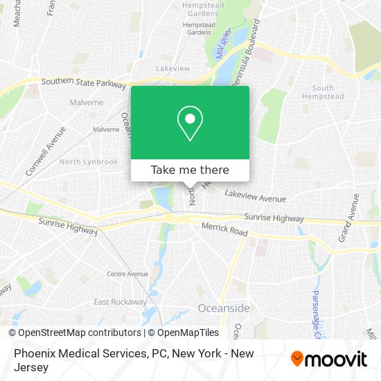 Mapa de Phoenix Medical Services, PC
