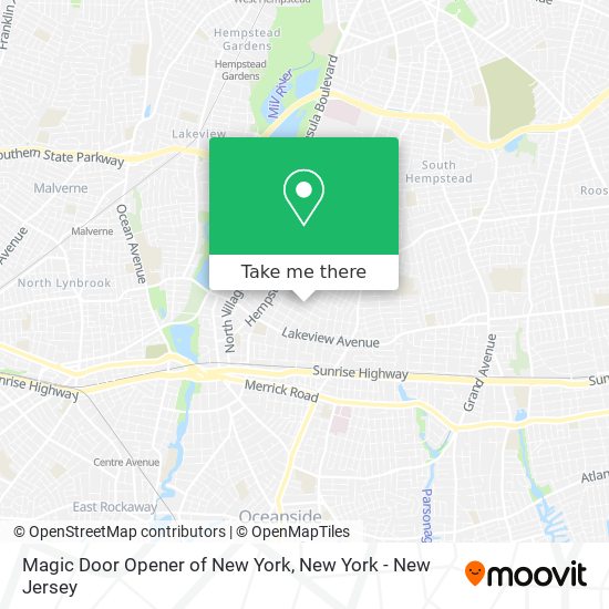 Magic Door Opener of New York map