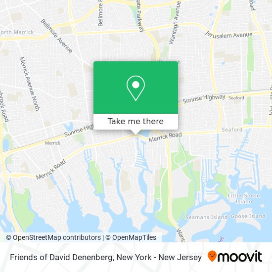 Friends of David Denenberg map