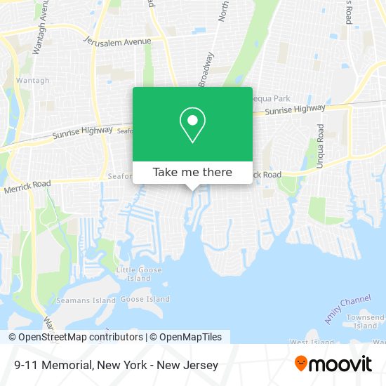 9-11 Memorial map