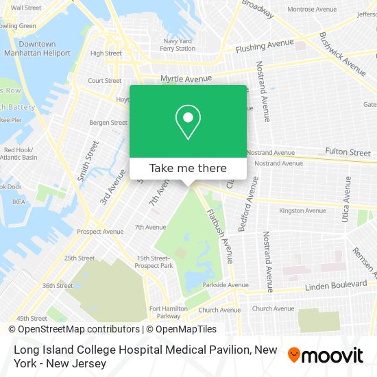 Long Island College Hospital Medical Pavilion map