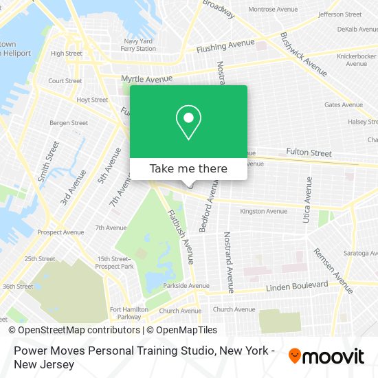 Power Moves Personal Training Studio map