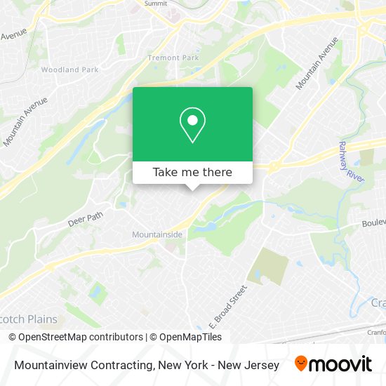 Mountainview Contracting map