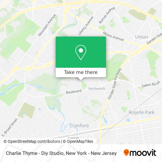 Charlie Thyme - Diy Studio map