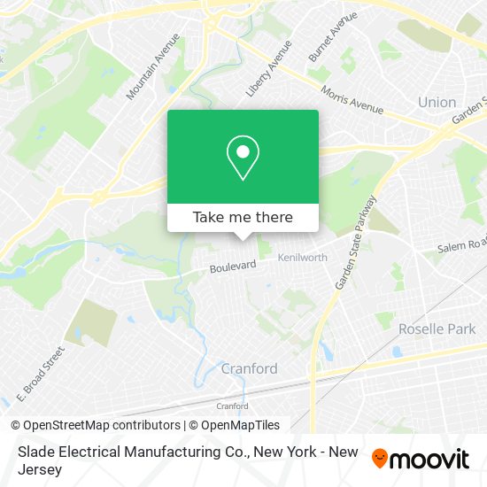 Slade Electrical Manufacturing Co. map