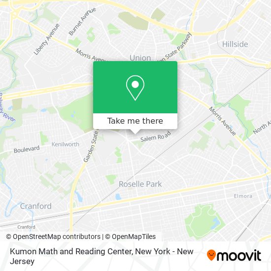 Mapa de Kumon Math and Reading Center