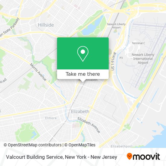 Valcourt Building Service map