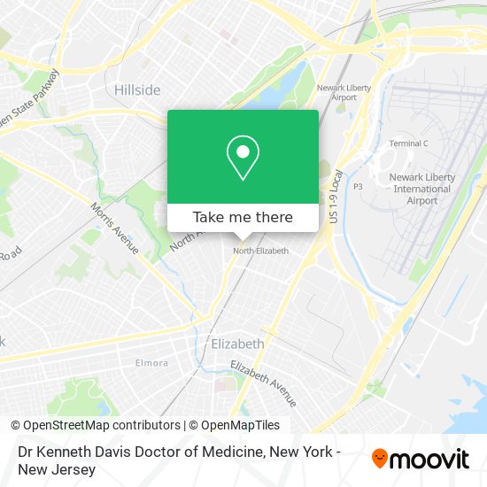Mapa de Dr Kenneth Davis Doctor of Medicine