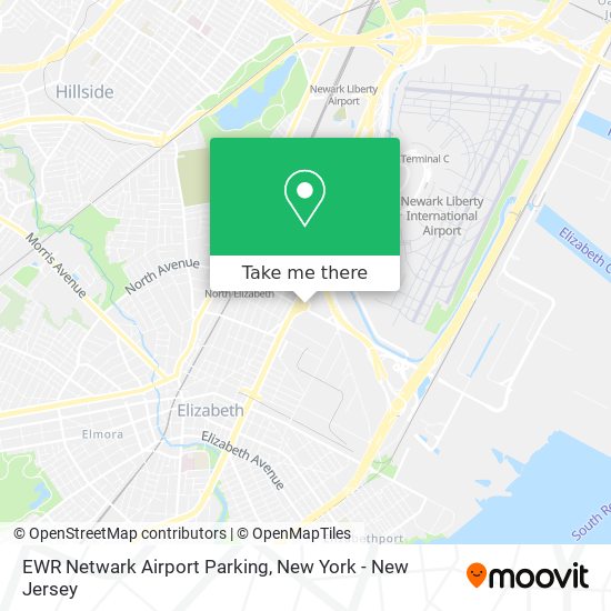 EWR Netwark Airport Parking map