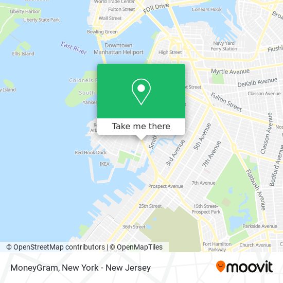 MoneyGram map