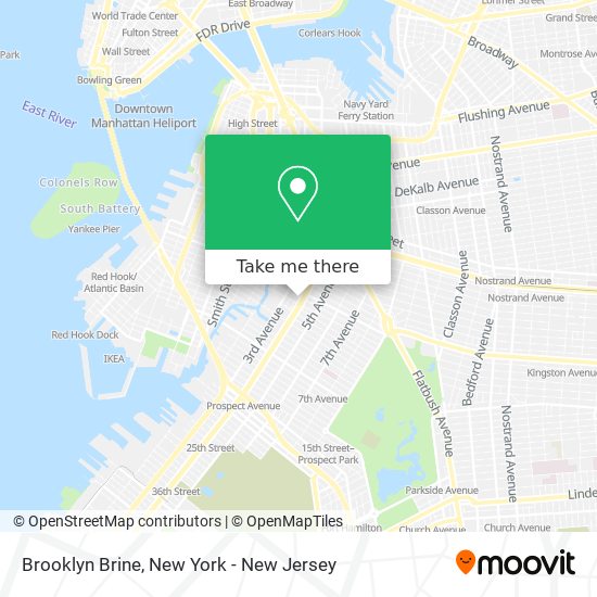 Brooklyn Brine map