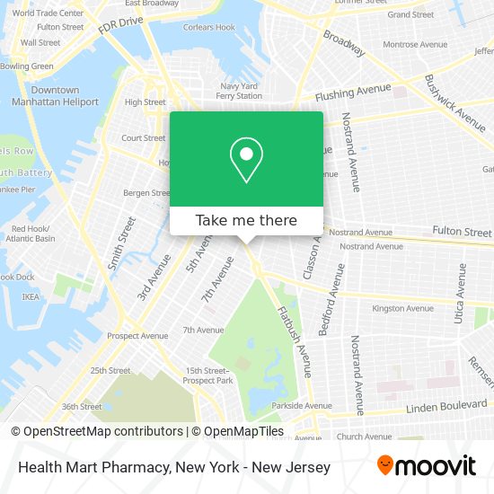 Health Mart Pharmacy map