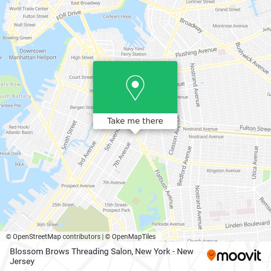 Blossom Brows Threading Salon map