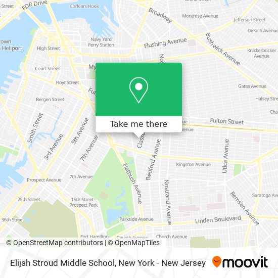 Elijah Stroud Middle School map