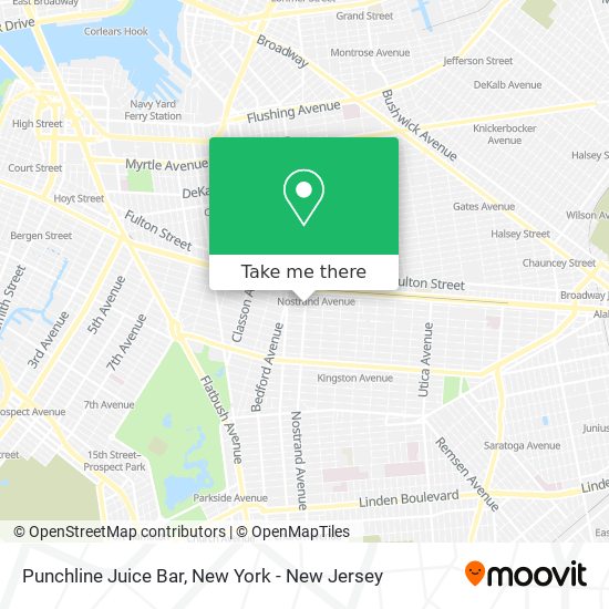 Mapa de Punchline Juice Bar
