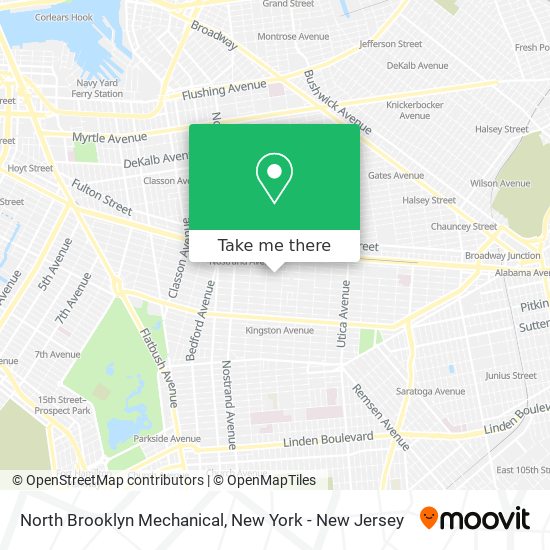 Mapa de North Brooklyn Mechanical