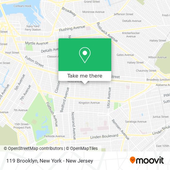 Mapa de 119 Brooklyn