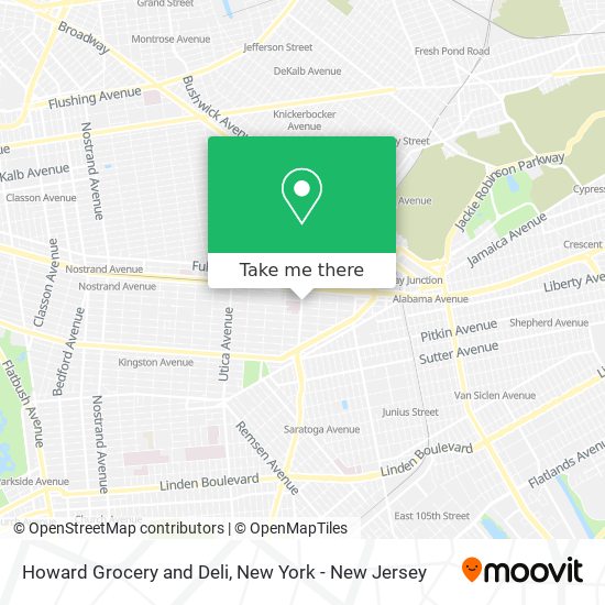 Mapa de Howard Grocery and Deli