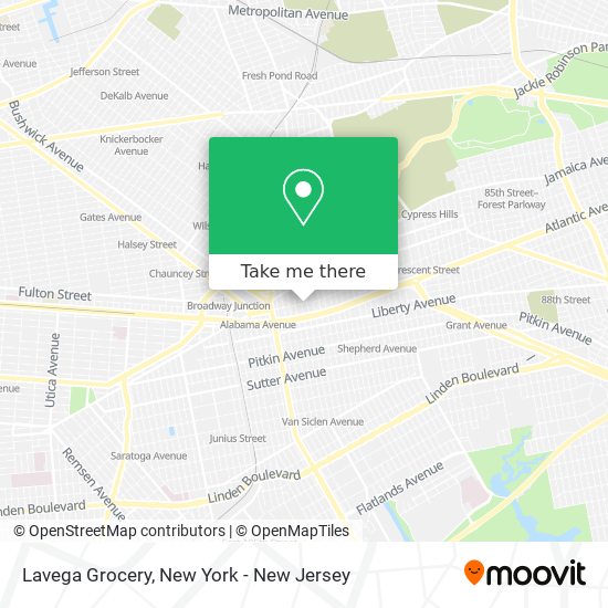 Lavega Grocery map