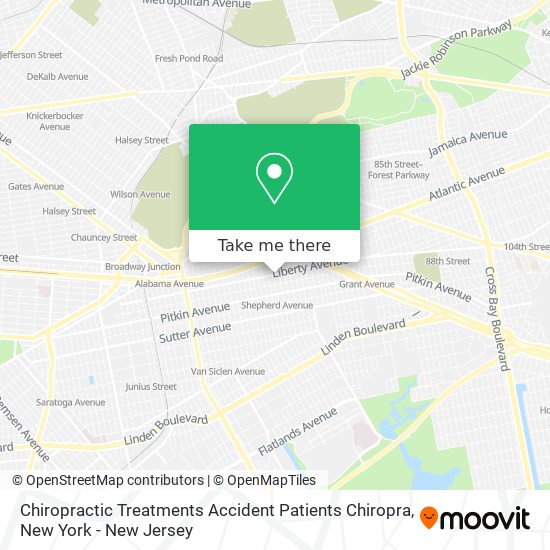 Chiropractic Treatments Accident Patients Chiropra map