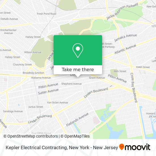 Kepler Electrical Contracting map