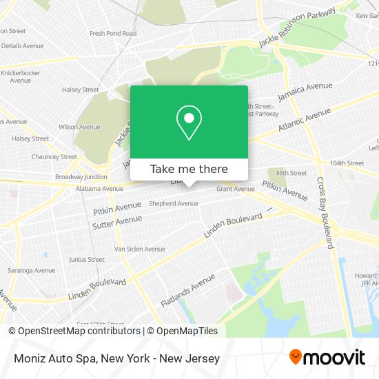 Moniz Auto Spa map