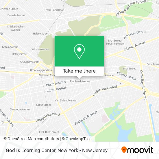 Mapa de God Is Learning Center