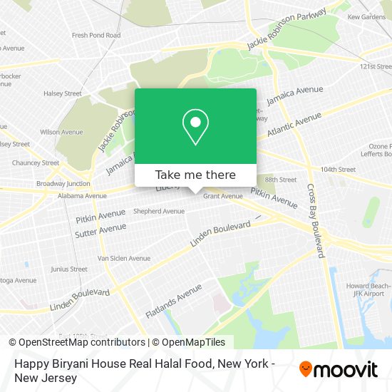 Mapa de Happy Biryani House Real Halal Food