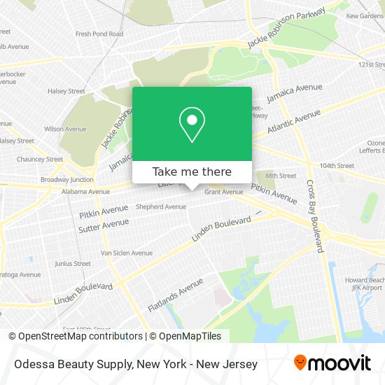 Odessa Beauty Supply map